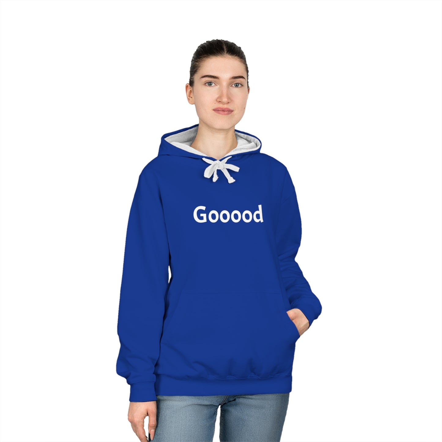 Good Unisex Varsity Hoodie