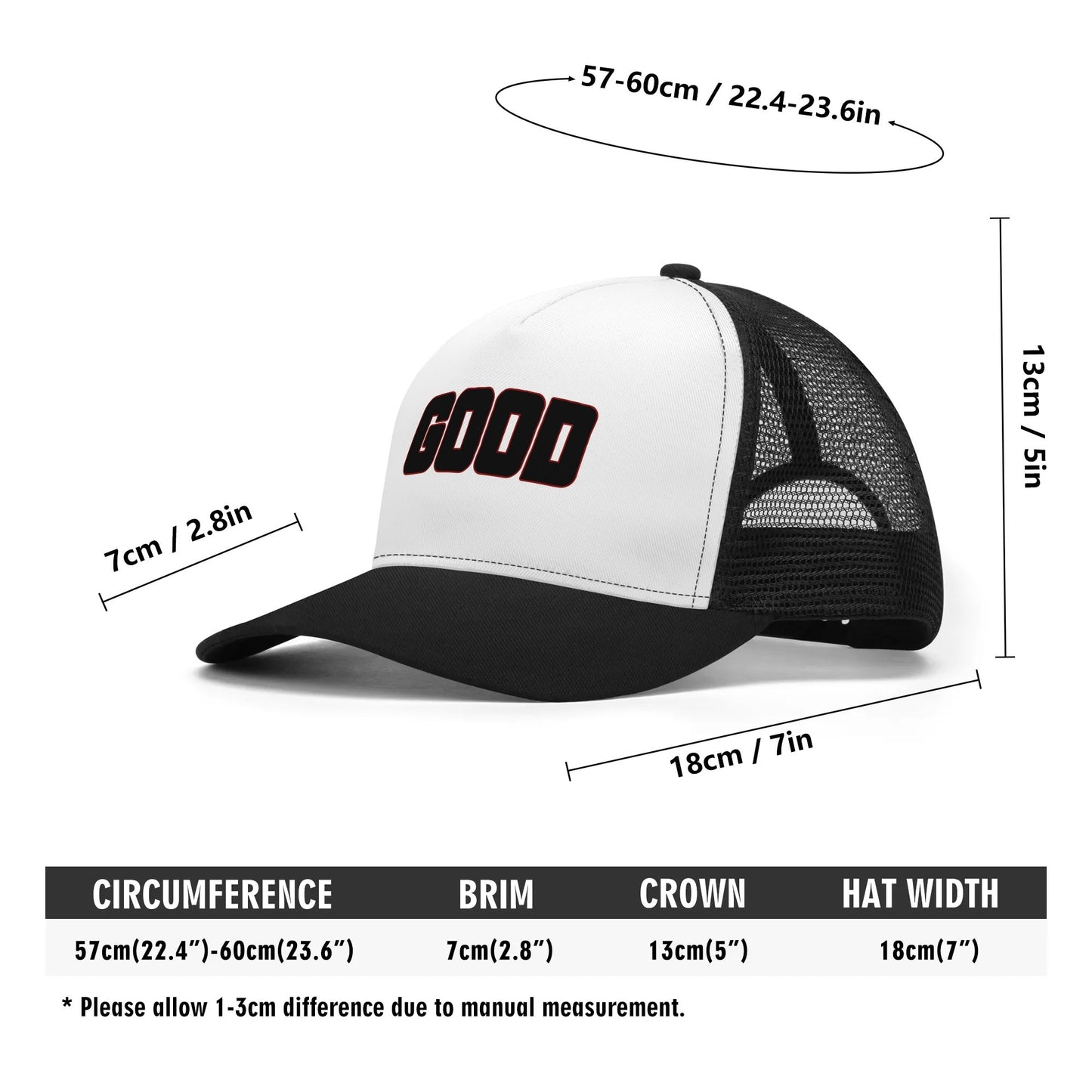 Trucker Hat Mesh Good Snapback Design