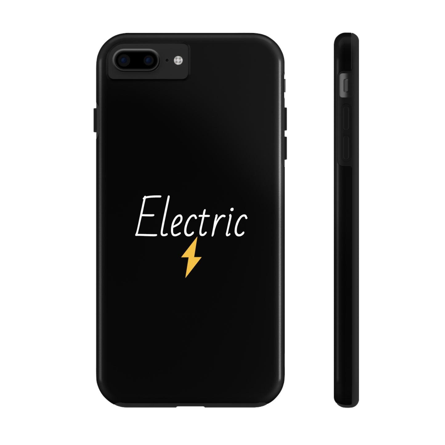 Black Electric Tough Phone Cases